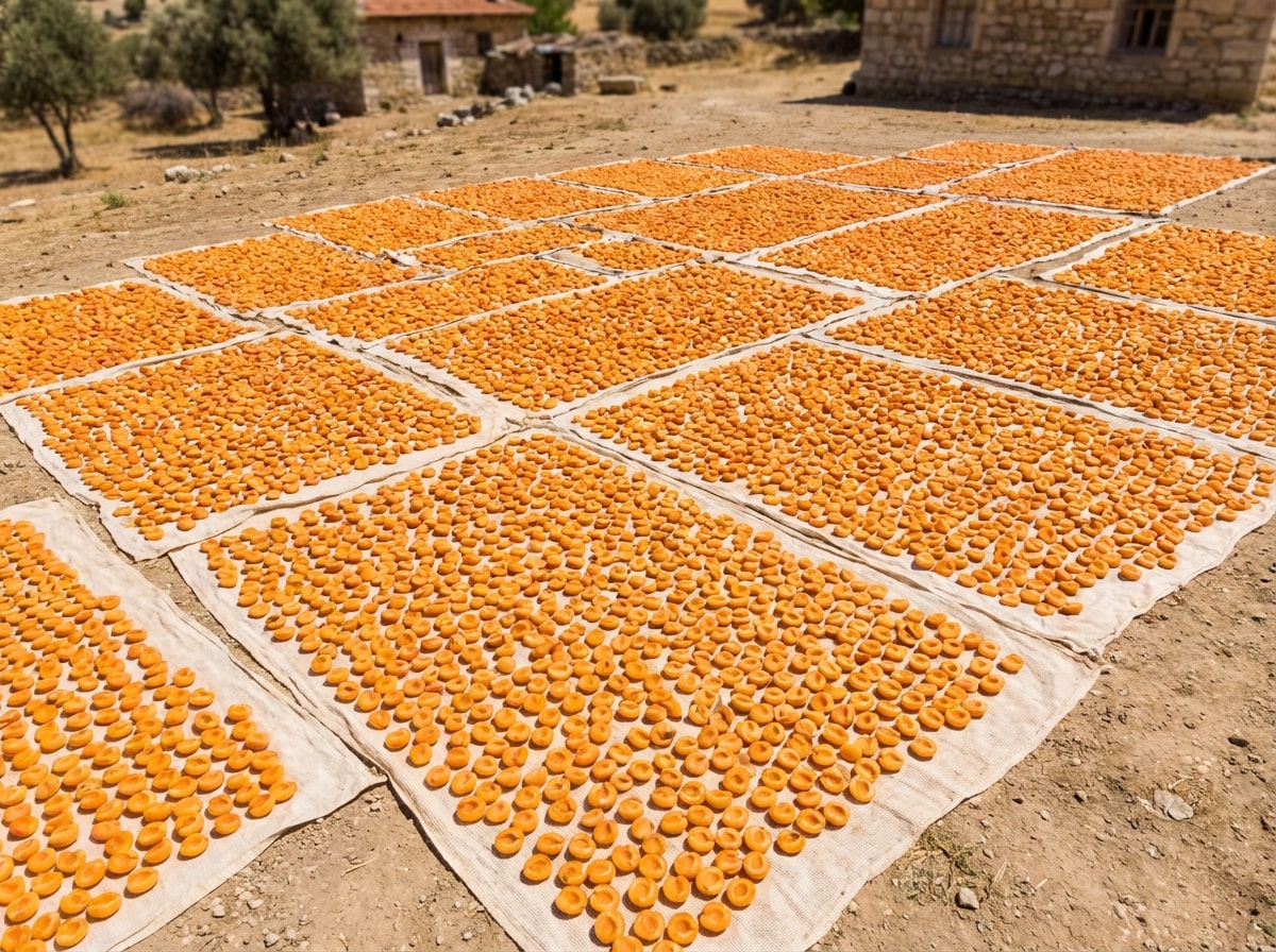 Kayısı Bahçesi Hasat Ekibi